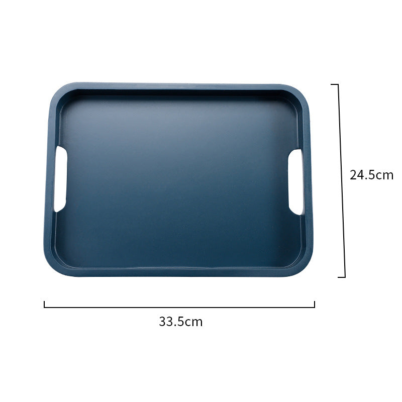 Tray household rectangular tea tray cup tea set storage fruit snack tray VL-0245