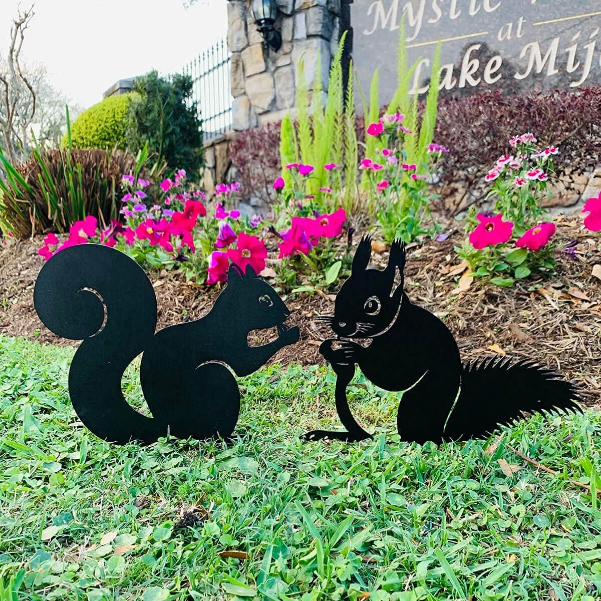 Customized Animal Shapes Inserts for Garden Laser Cut Iron Garden Decorations for Outdoor VL-0530