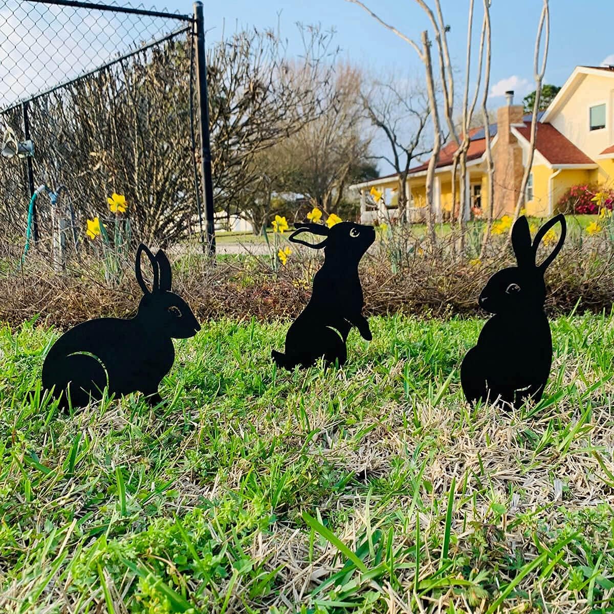 Customized Animal Shapes Inserts for Garden Laser Cut Iron Garden Decorations for Outdoor VL-0530