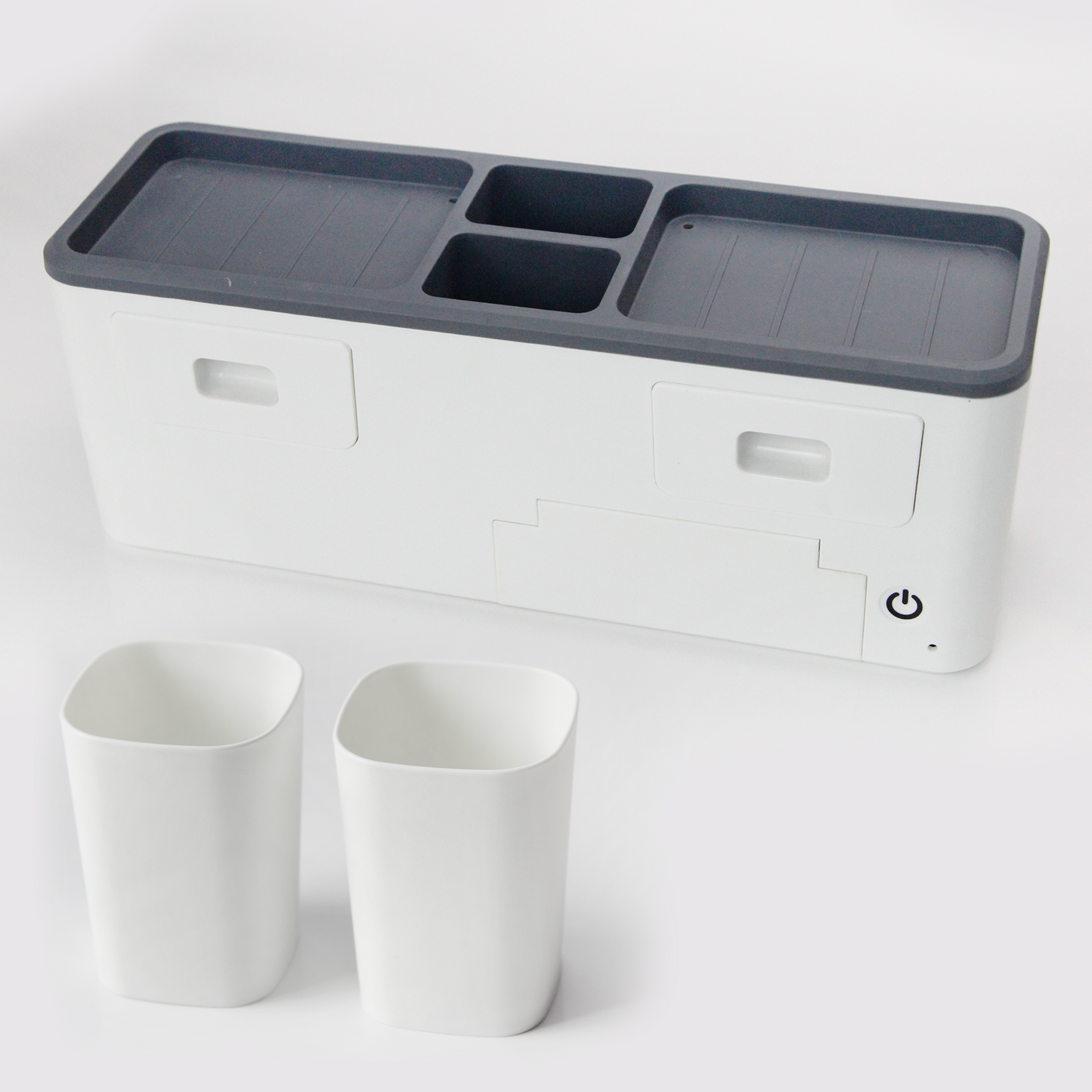Anti-bacterial bathroom toothbrush holder dispenser toothpaste dispenser toothbrush holder VL-0330