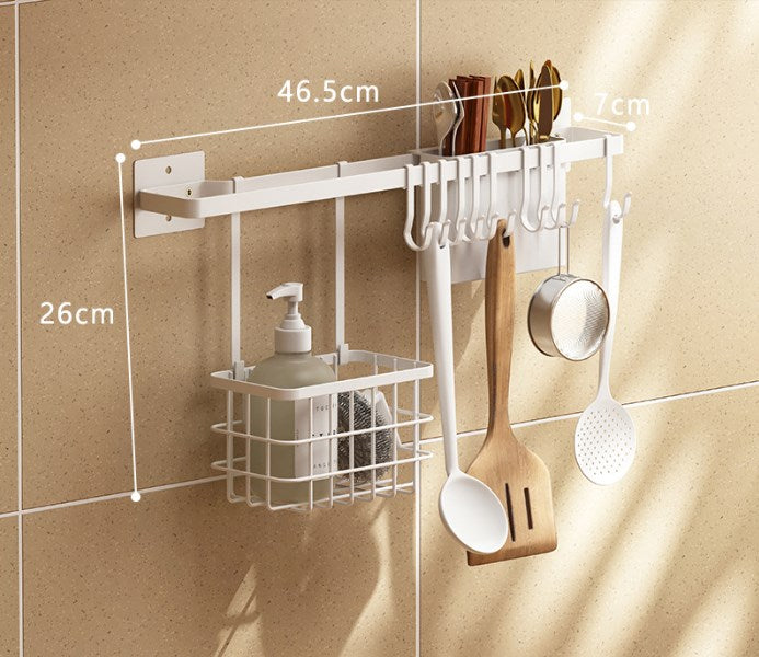 High quality living room bathroom metal square hanging wall mounted double floor storage holders basket storage basket VL-0278