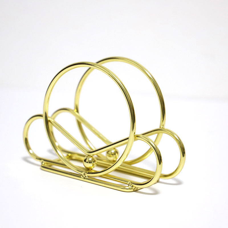 Best Seller wholesale restaurant use paper napkin holder metal mesh wire table top paper Holder Rack At Low Cost VL-0459