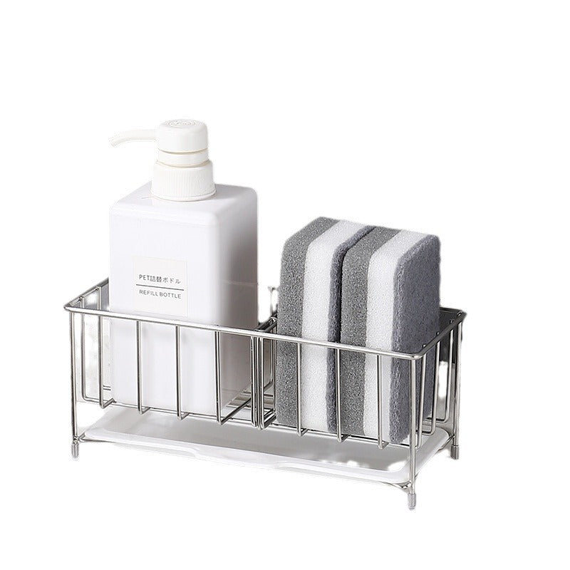 Sink Shelf Kitchen Sinks Organizer Soap Sponge Holder Sink Drain Rack Storage Basket Kitchen Accessories Tool VL-0234