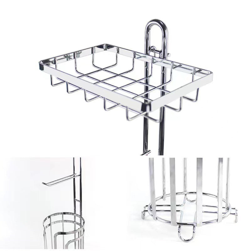 Factory Custom Removable Metal Tissue Stand Rack Toilet Paper Holder Bathroom Storage Rack VL-0318