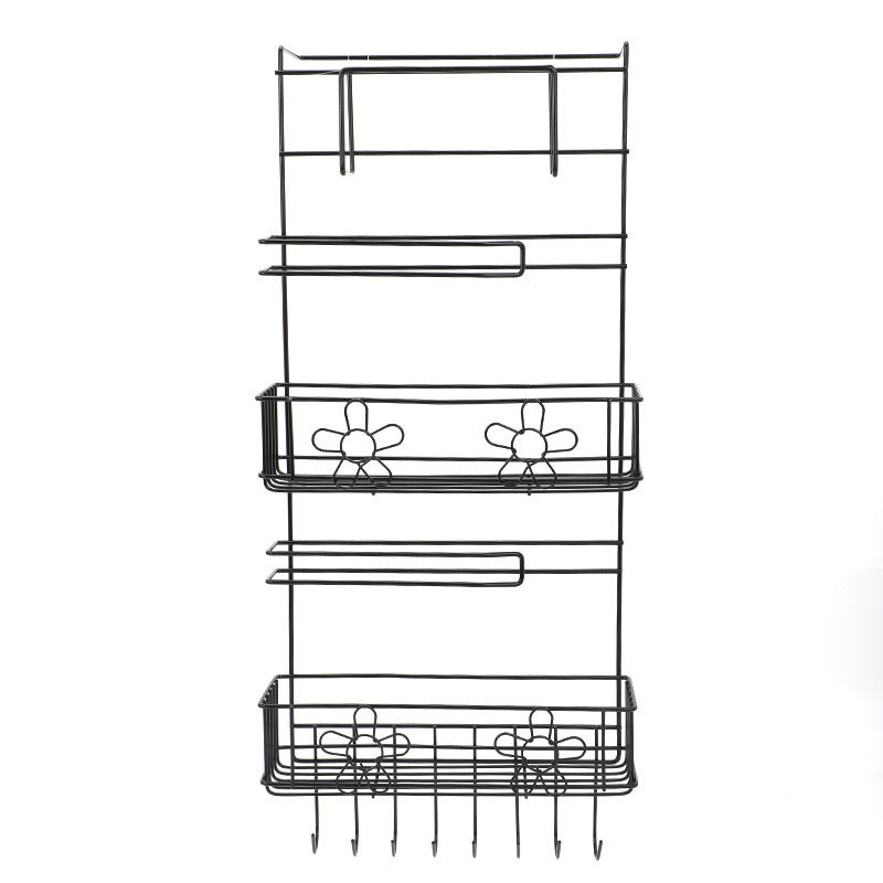 Kitchen Organizer Storage Wall-Mount Spice Racks Hanging Magnetic Refrigerator Storage Rack VL-0314
