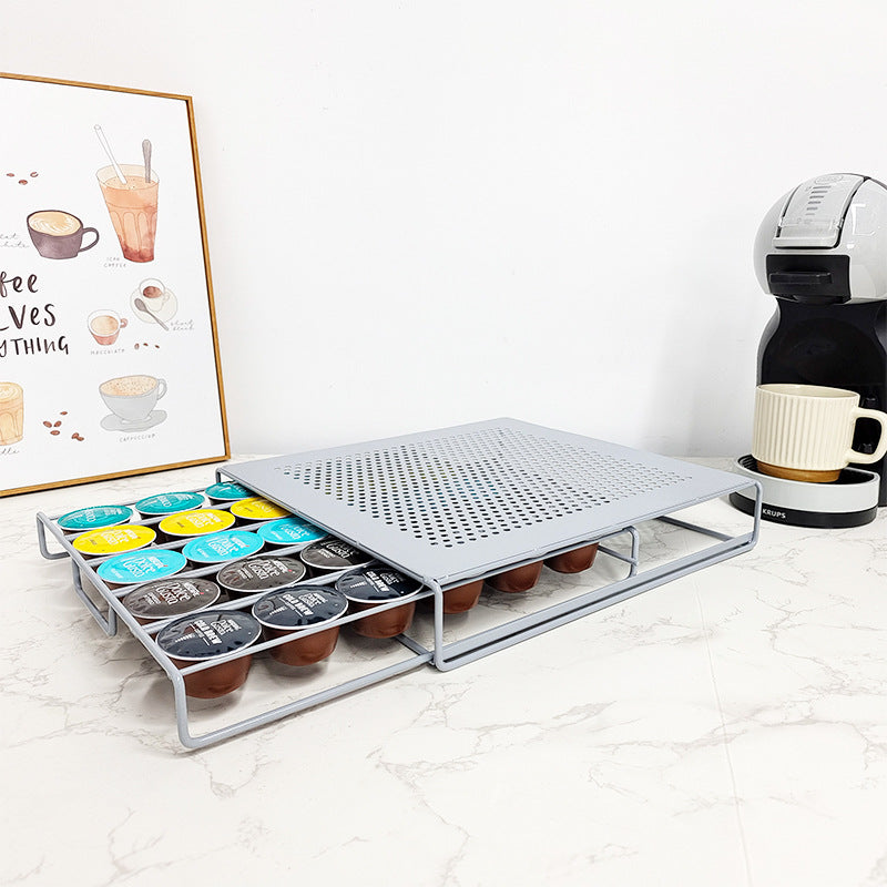 Newly developed coffee box station organizer Nespresso coffee capsule tray drawer VL-0111