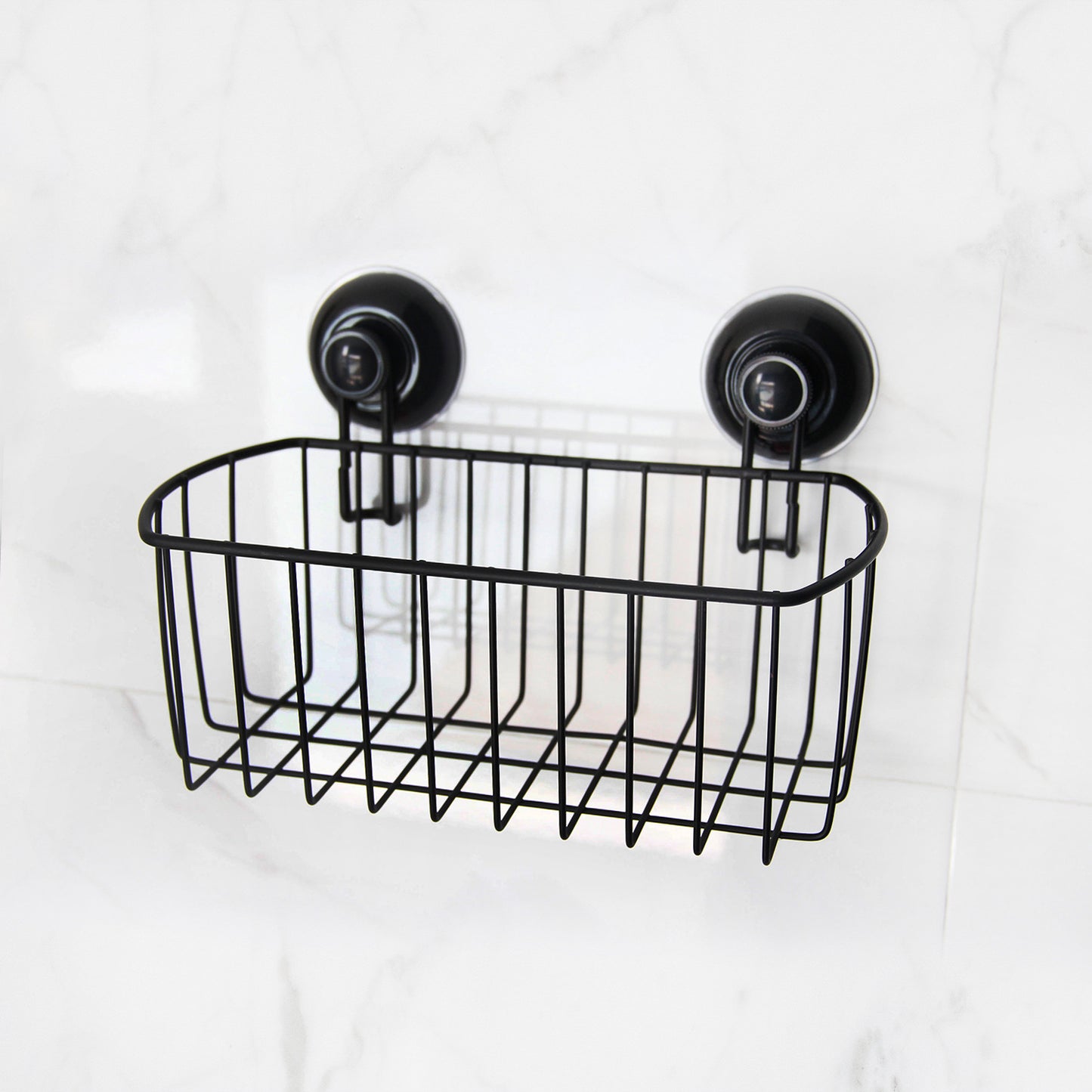 Shower rack shower shelf for Inside shower for bathroom storage black VL-0360