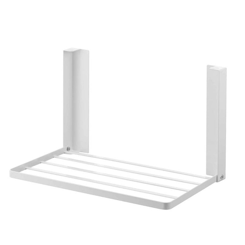 Home Storage Magic Bathroom Laundry Magnetic Clothes Storage Rack Metal Long Clothes Shelf VL-0288