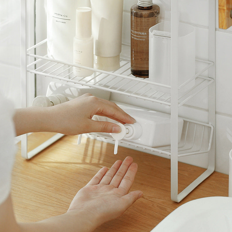 Metal Kitchen Spice Organizer Steel 3 Tiers Toilet Storage Rack VL-0387