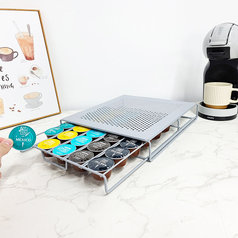 Newly developed coffee box station organizer Nespresso coffee capsule tray drawer VL-0111