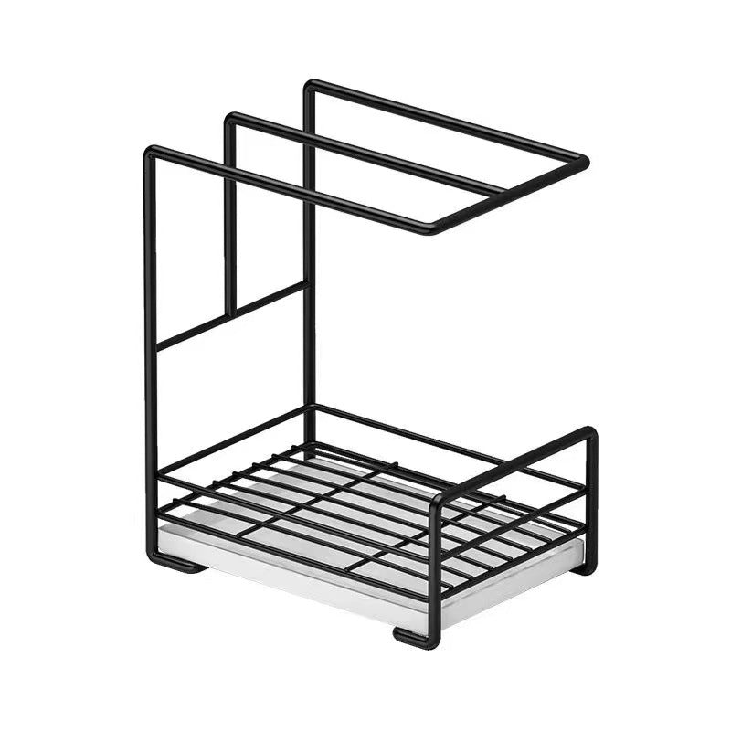 Standing Hanging Sink Caddy Drainer Drying Rack Kitchen Hardware Sponges Sink Caddy Organizer In Large Capacity VL-0130