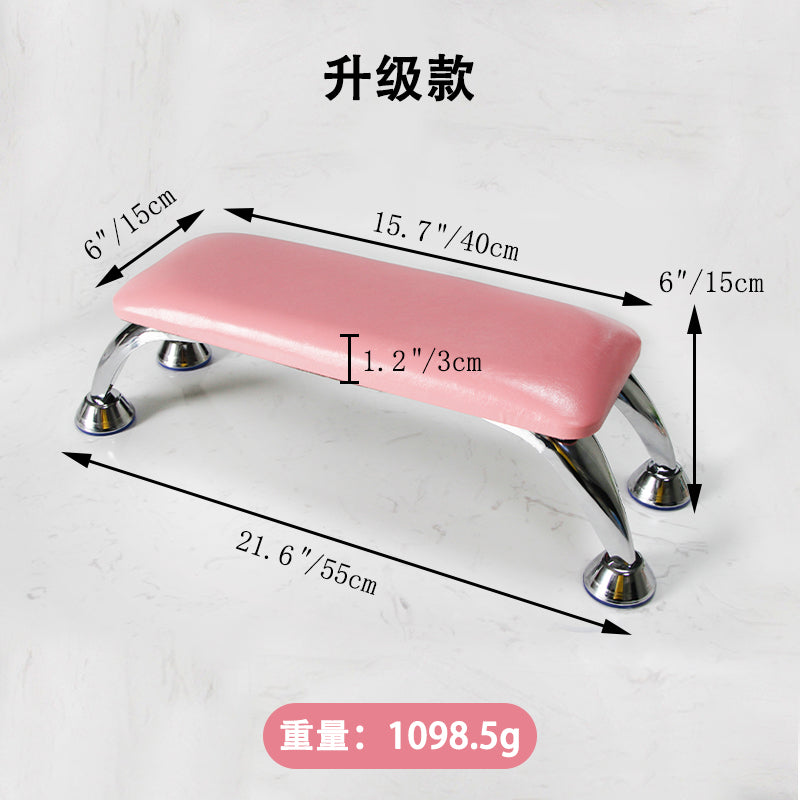 Hot Sale PU Leather Nail Salon Tech Table Nail Art Pillow Luxury Hand Rest Cushion Manicure Nail Arm Rest VL-0520