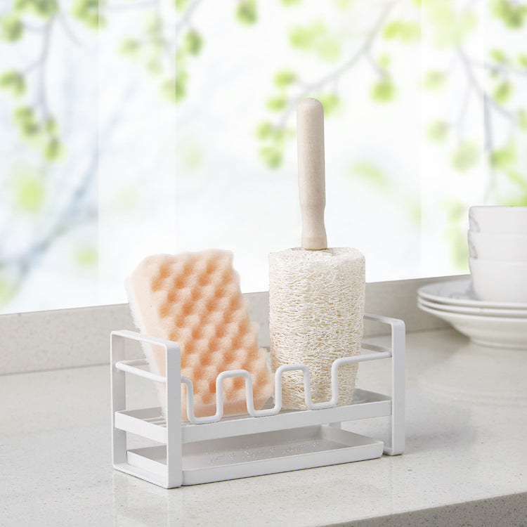 New style Kitchen accessories Iron Standing type sponge rack sink sponge holder VL-0417