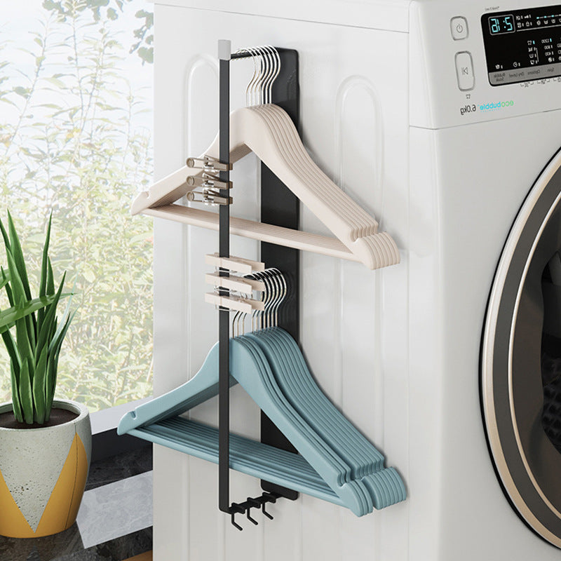 Magnetic Hanger Organizer Storage Stacker Hanger Rack for Washing Machine Wall Mount Clothes Hanger VL-0450