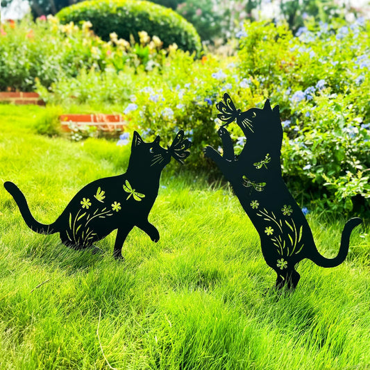Animal Shapes Inserts for Garden Laser Cut Iron Garden Decorations for Outdoor VL-0536