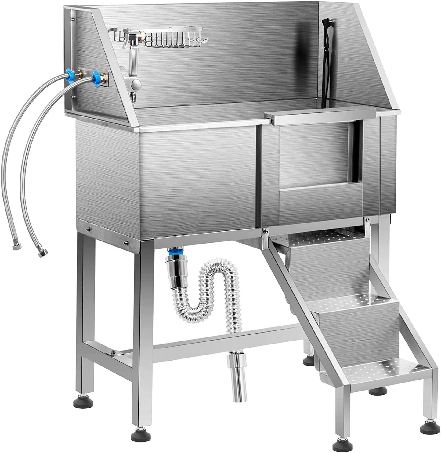 Heavy Duty Pet Grooming Bath Tub 304 Stainless Steel Dog Bath Tub Grooming for Spa VL-0535