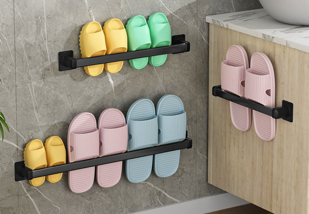 Behind The Door 2023 Hot Sale Creative Hanging Wall Mount Bathroom Home Mounted Shoe Storage Artifact Rack Organizer VL-0155