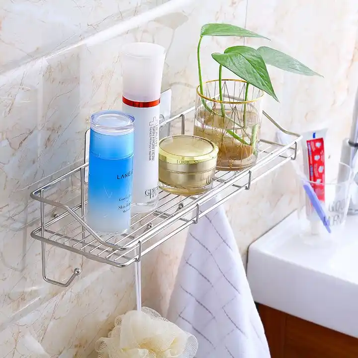 Wholesale shelves space-saving shower Shelves bathroom storage rack shelf for bathroom VL-0203