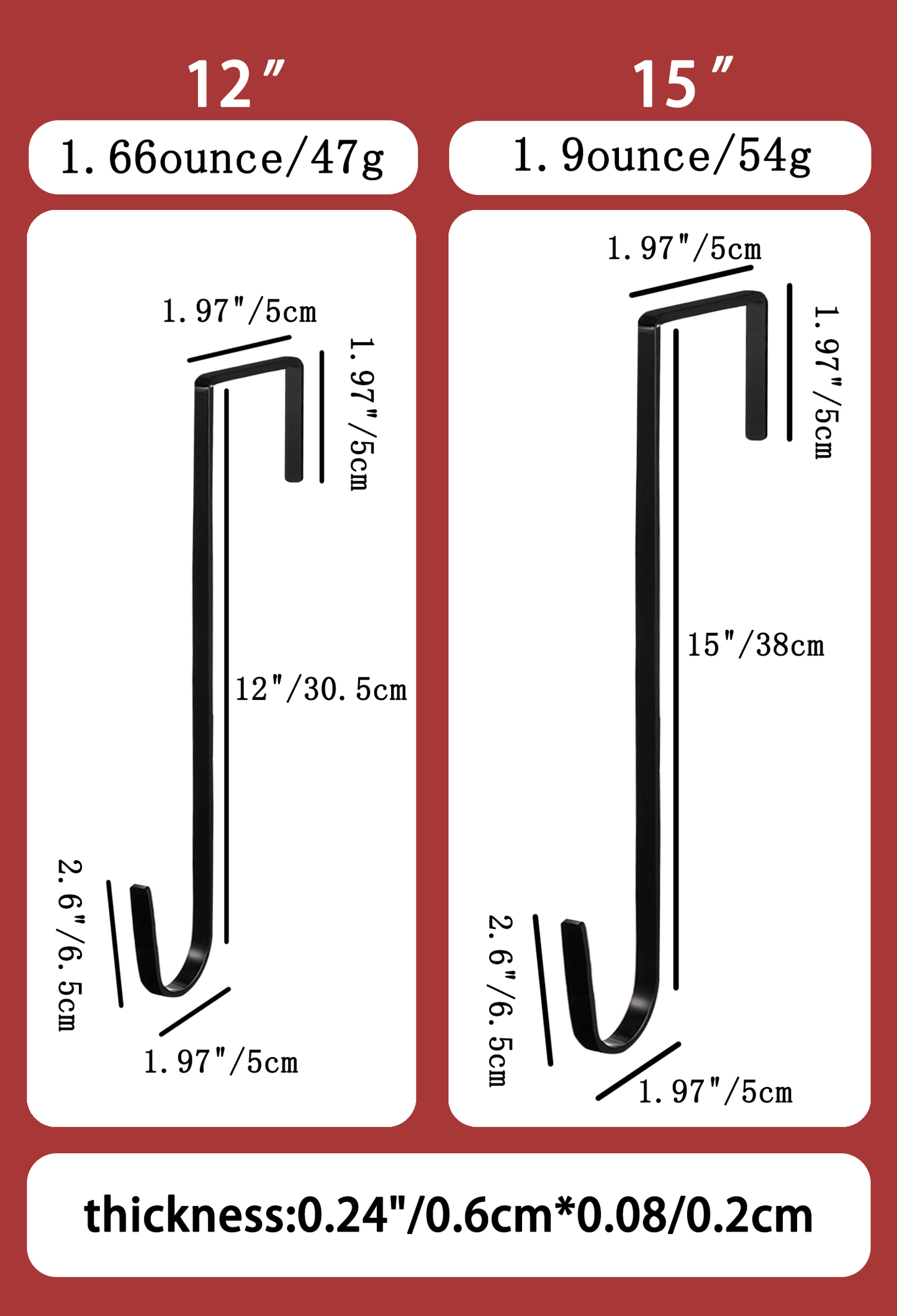 Durable Metal Decorative Hooks Door Hanger Hook VL-0323