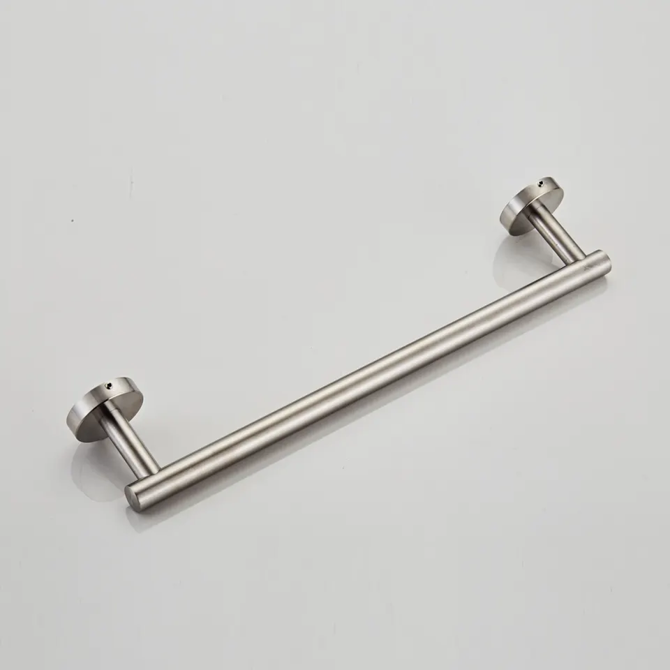 Bathroom Accessories round stainless steel towel bar bathroom single towel rail VL-0042