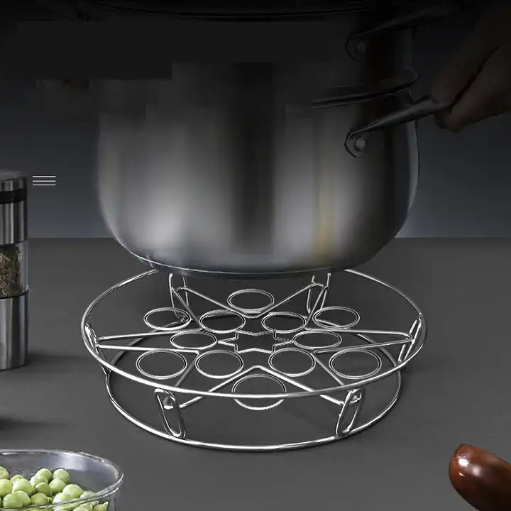 Kitchen Stainless Steel Steamer Rack Trivet Steaming Rack Food Steamer Rack Stand VL-0209