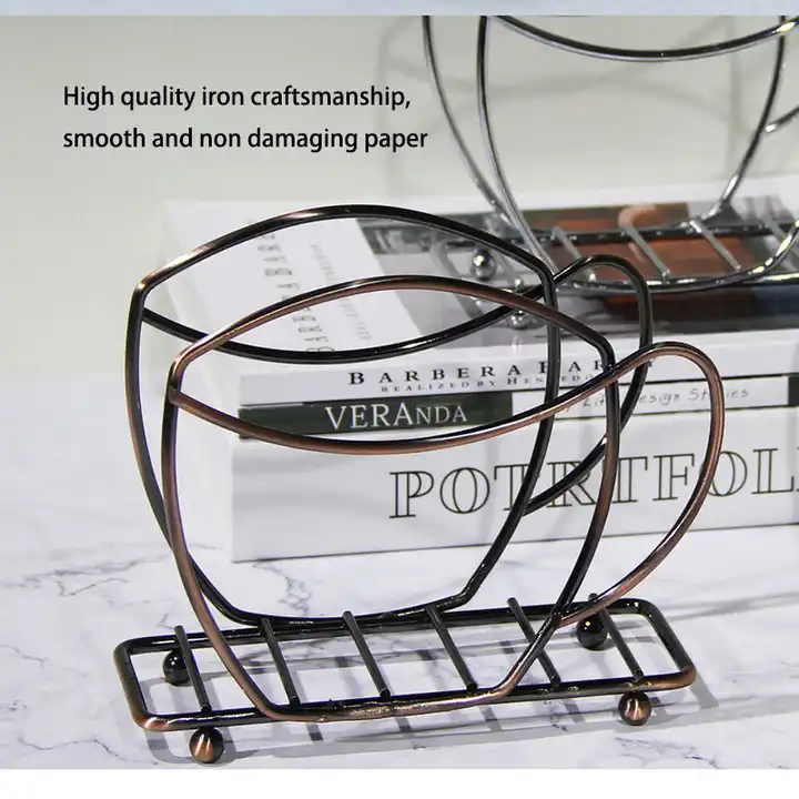 Vertical Napkin Holder Coffee Shop Dining Table Tea Cup Shaped Napkin Holder VL-0338