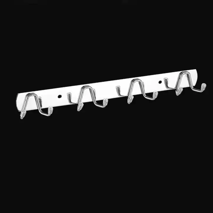 Wall Mount hook Organizer rack stainless steel hooks Multi Sizes Hanger Hook Storage holder VL-0048