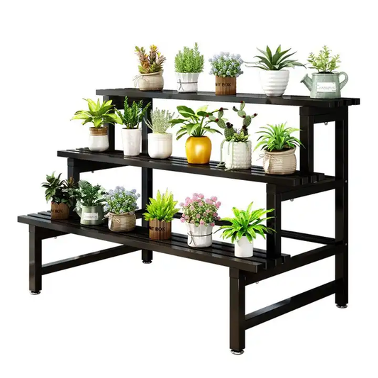 Metal plant stand Garden shelf Suitable for large flower pot rack display stand Indoor and outdoor flower stand VL-0156