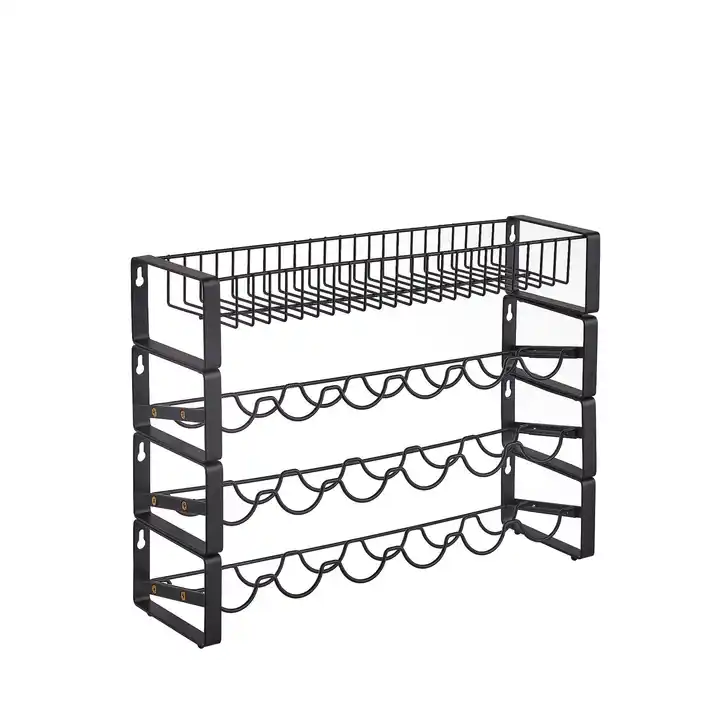 Factory Audit Cabinet Seasoning Storage Baskets 4 Layers Storage Racks Removable Countertop Spice Racks VL-0429