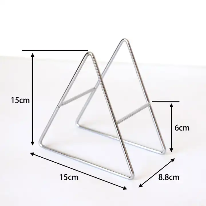 Factory Audit Iron dish Rack Draining Household Drying Rack Kitchen Finishing Triangle dish Storage Racks VL-0470