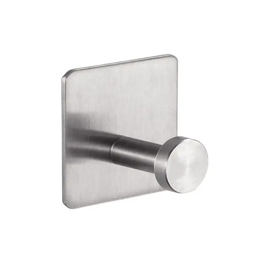 Stainless Steel Hook Wall Hanging Living Room Bathroom Kitchen Hook Square Bottom Towel Hook VL-0024