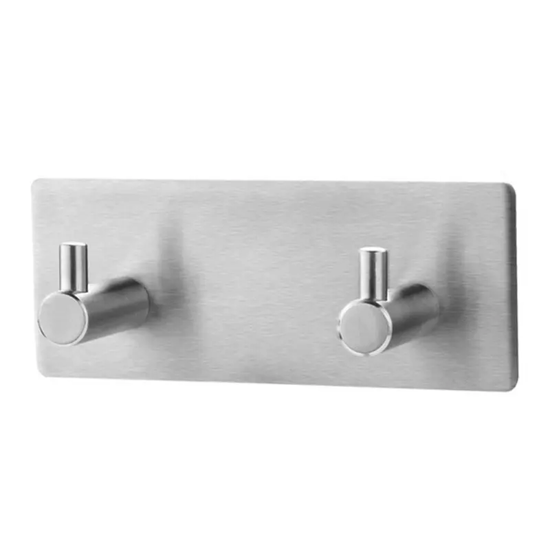 self-adhesive stainless steel hook wall mount Heavy duty hanger key towel hook Bathroom, living room, kitchen rack VL-0037