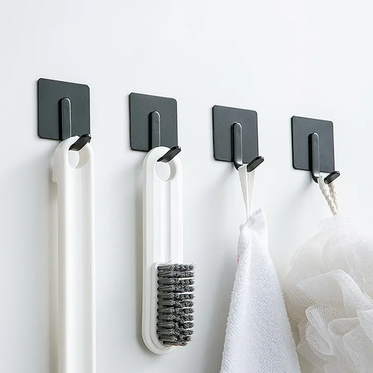 SUS304 Heavy Duty Towel Rack Strong Support Self-adhesive Punch-free Towel Robe Hook VL-0089