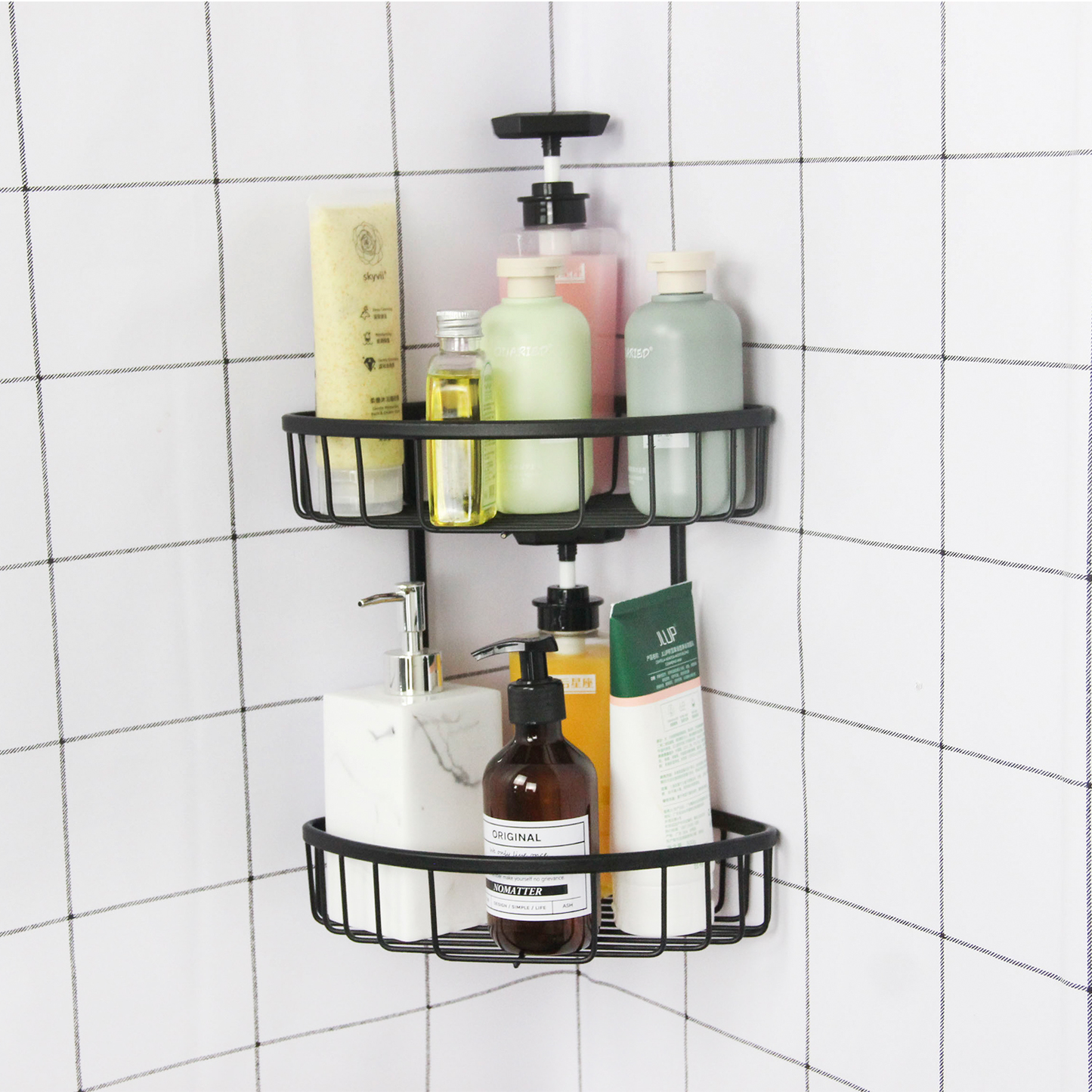 Bathroom Hanging Shower Caddy Basket Shelf Hanging Shower Caddy VL-0320