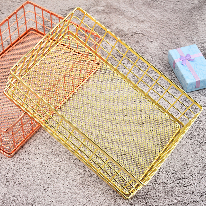 Bathroom Kitchen Accessories Storage Organization Storage Basket Rectangular Storage Box Wall Hanging Rack VL-0164