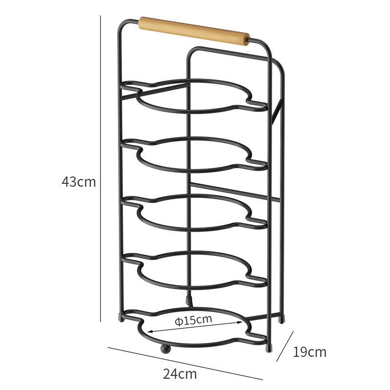 Kitchen Serving preparation plate rack vegetable display shelves VL-0249