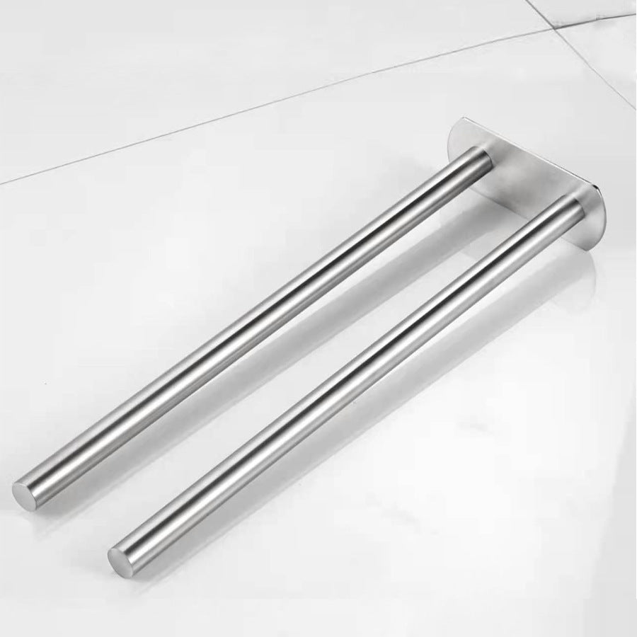 Towel Rack Double Towel Bar for Bathroom Stainless Steel Towel Holder Hand Towel Rack VL-0060