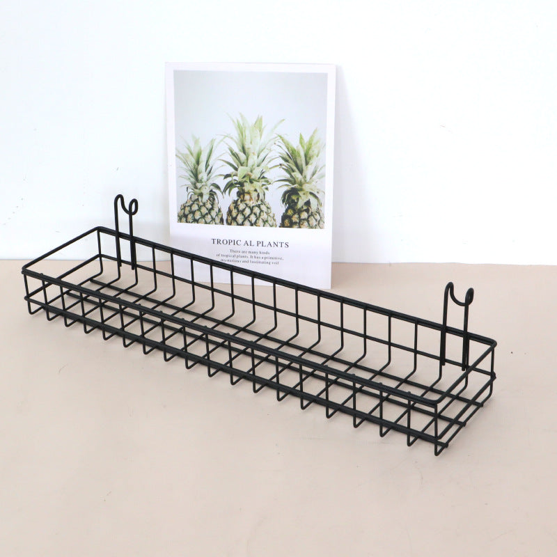 Metal Wall Hanging Wire Storage Mesh Rack Basket Mail Holder Basket Decor For Home VL-0484