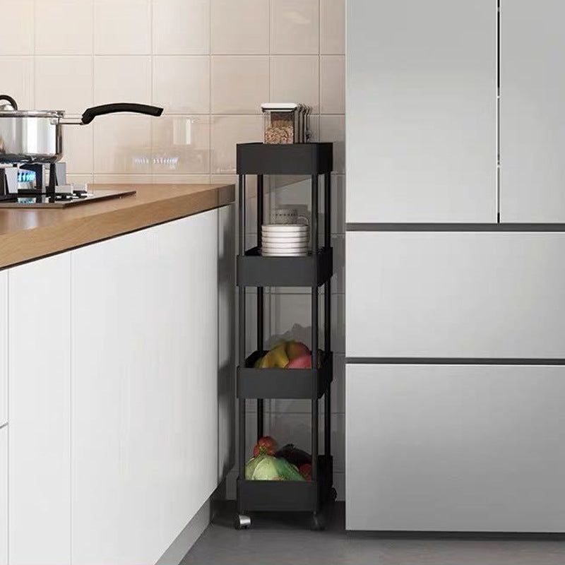 Kitchen slit shelf bathroom storage racks shelving units refrigerator corner finishing multi-layer storage VL-0371