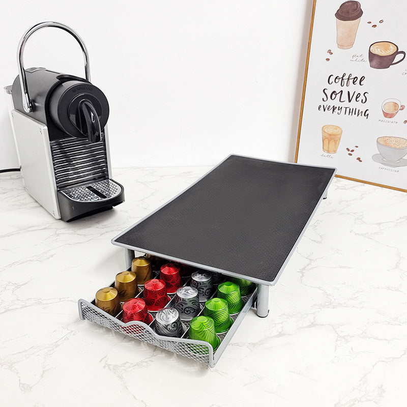 Coffee Capsule Box Drawer Shelf Nespresso Coffee Capsule Rack VL-0107