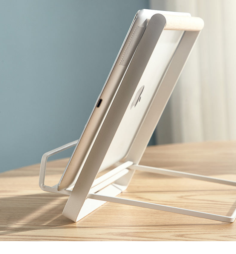 Restaurant display rack multi-function kitchen book magazine shelf metal tablet desktop foldable holder stand VL-0411