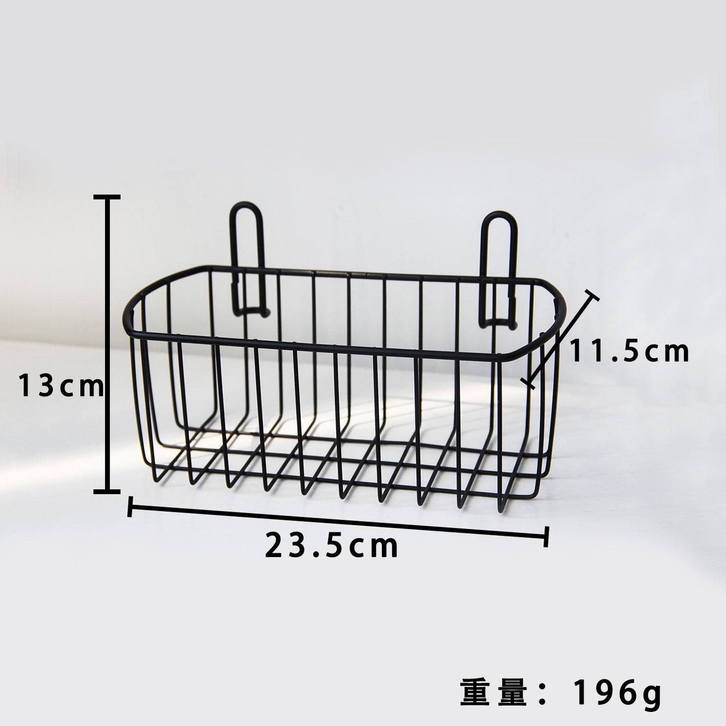 Shower rack shower shelf for Inside shower for bathroom storage black  VL-0360