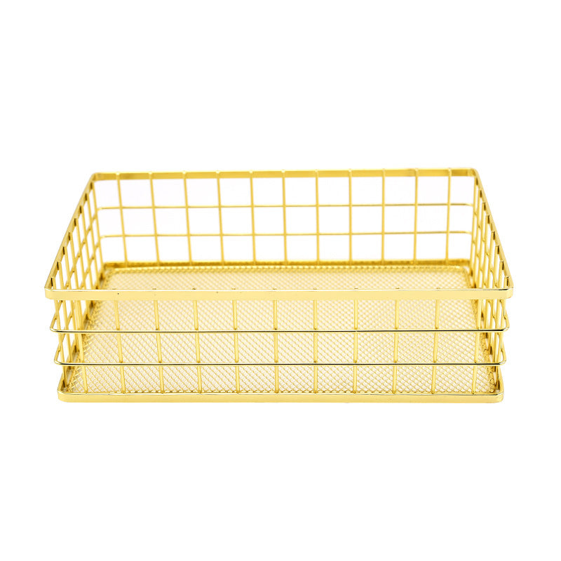 Bathroom Kitchen Accessories Storage Organization Storage Basket Rectangular Storage Box Wall Hanging Rack VL-0164