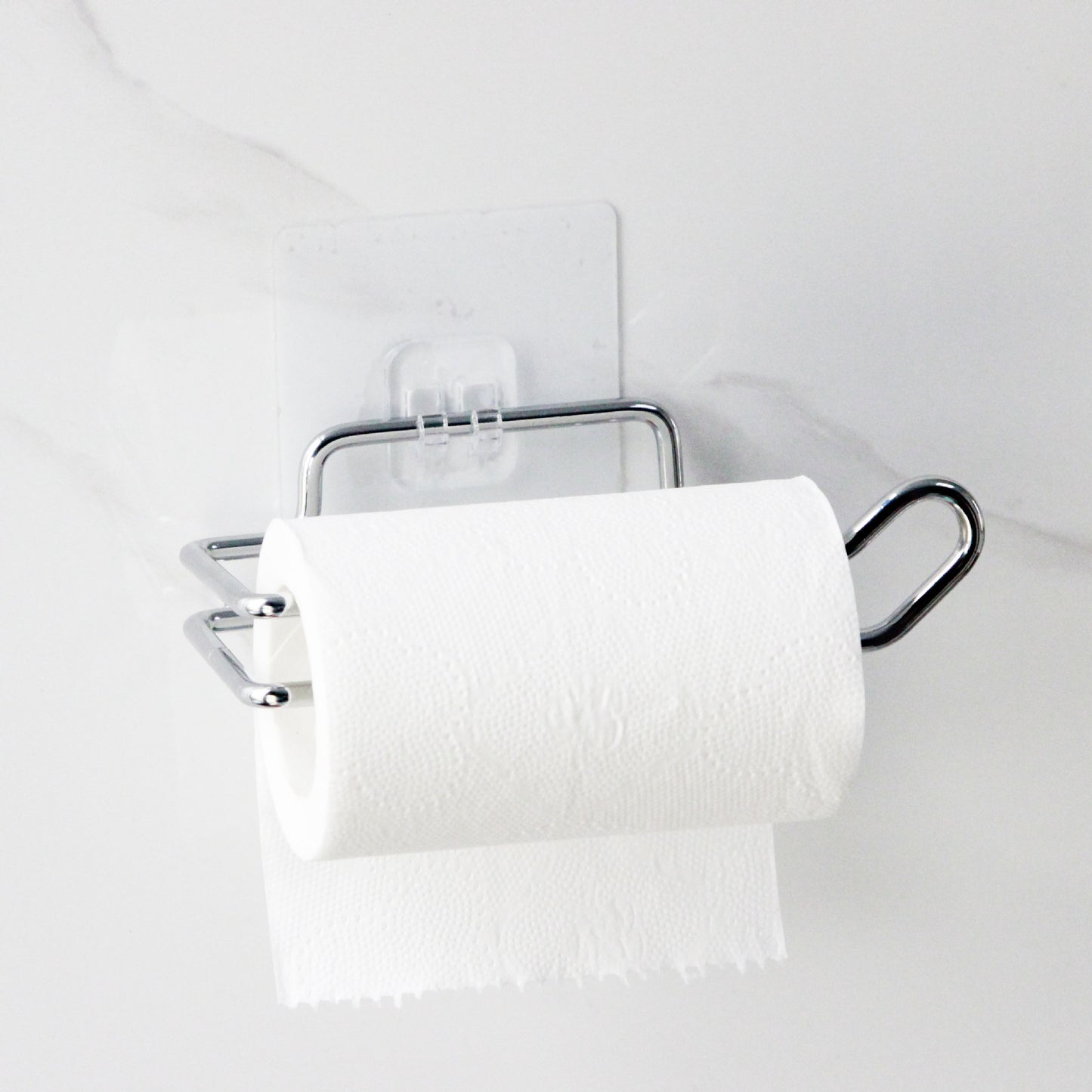 Simple Use Single Roll Wall Adhesive Toilet Tissue Paper Holder VL-0333