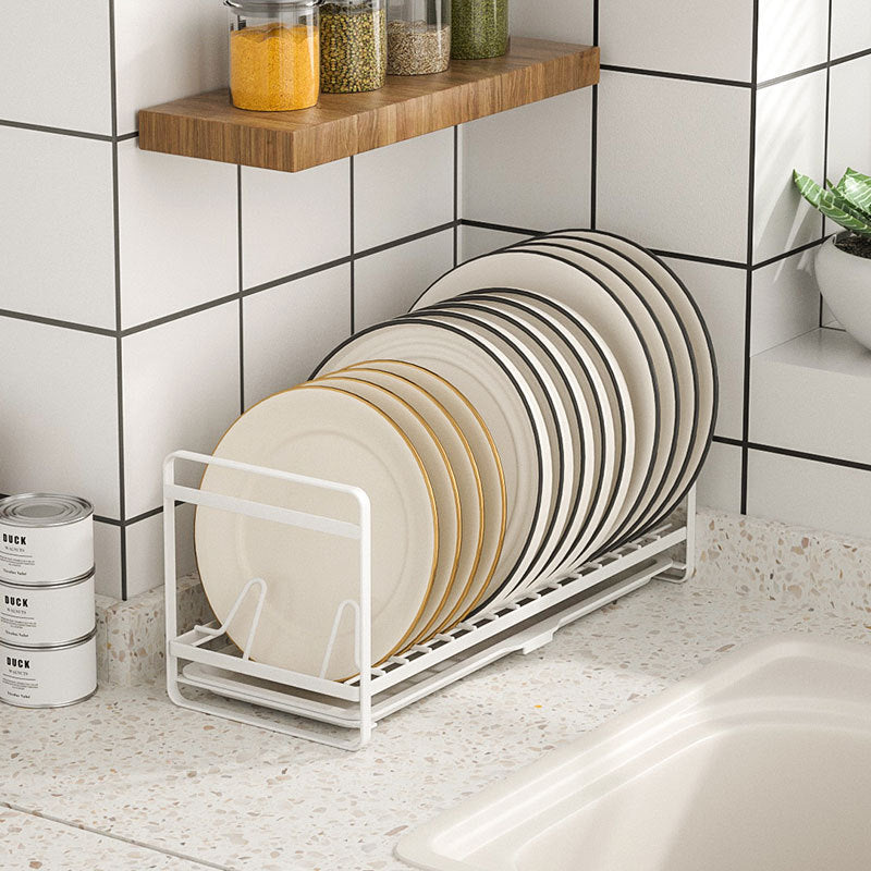 Pull-out Dish Cabinet Household Storage Dish Draining Rack Kitchen Storage Cupboard Drying Basket Shelf Dish Rack Bowl Rack VL-0246