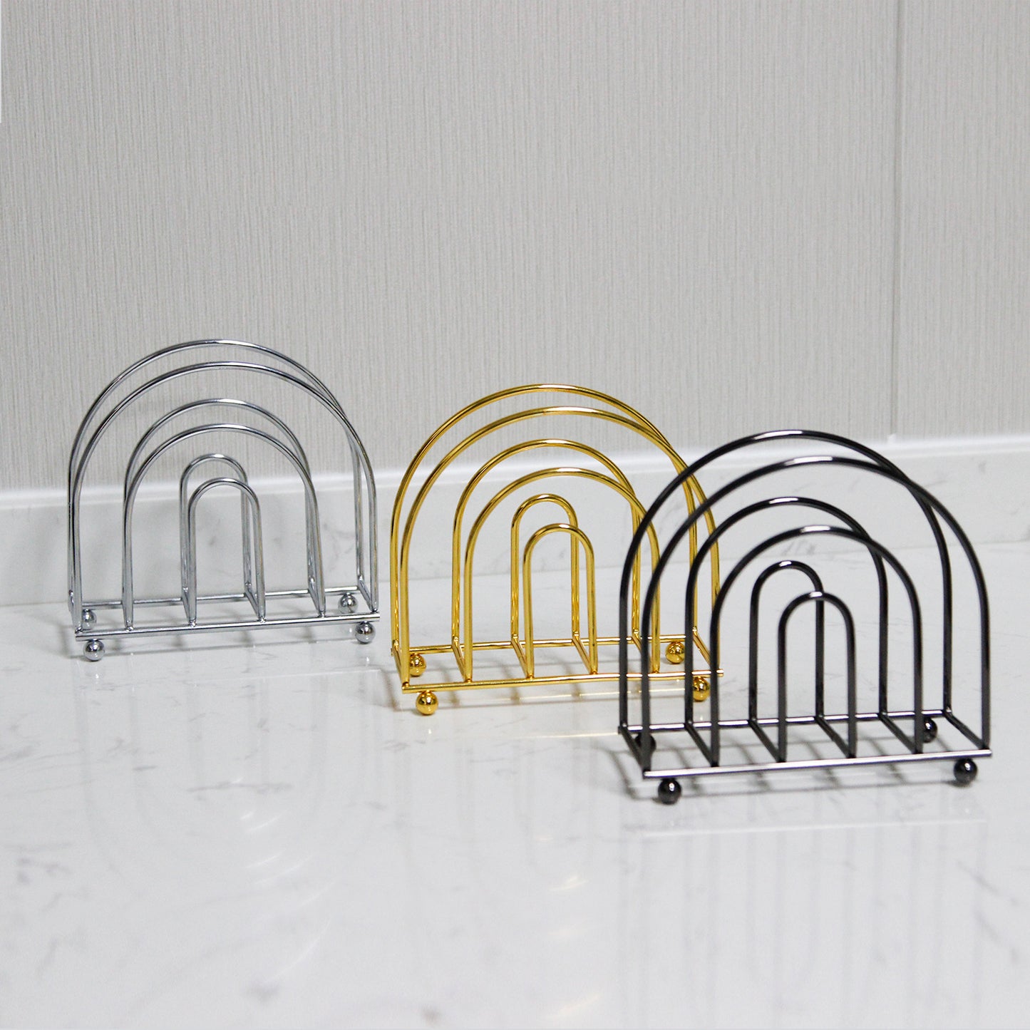 Metal Wire Tissue Holder Restaurant Cafe Home Decor Table Decoration Napkin Holder VL-0247