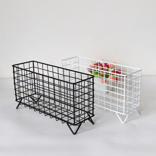 Bucks Home Hot Sale Metal Storage Basket Color Storage Organizer Household Storage Basket VL-0478