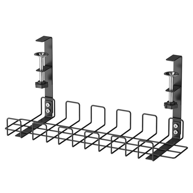 Upgraded Wire Management No Screws Cable Tray with Clamp for Desk Wire Management VL-0238