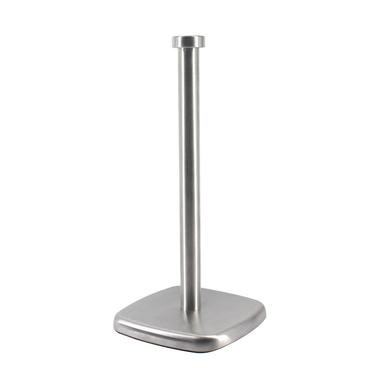 Stainless Steel Paper Towel Holder Countertop Kitchen Towel Holder with Heavy Base Design VL-0170