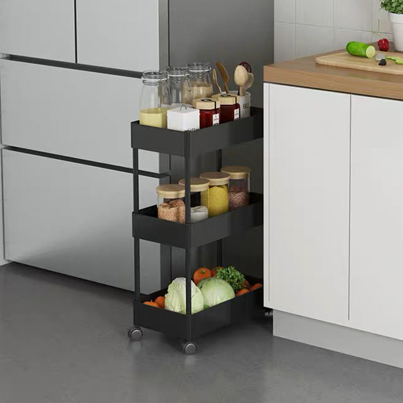 Kitchen slit shelf bathroom storage racks shelving units refrigerator corner finishing multi-layer storage VL-0371